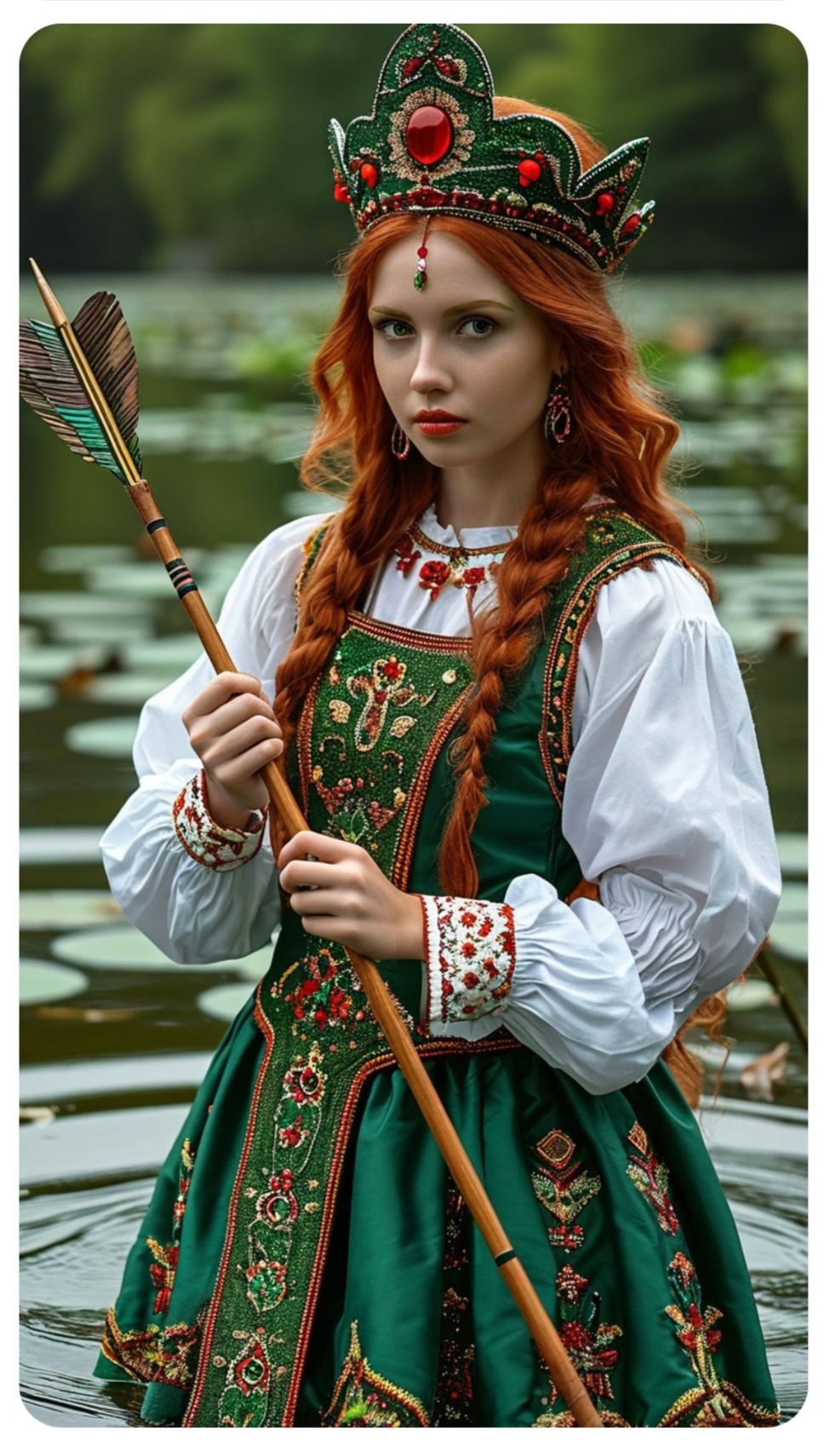 Nude girl Girls in Slavic costumes in Klang